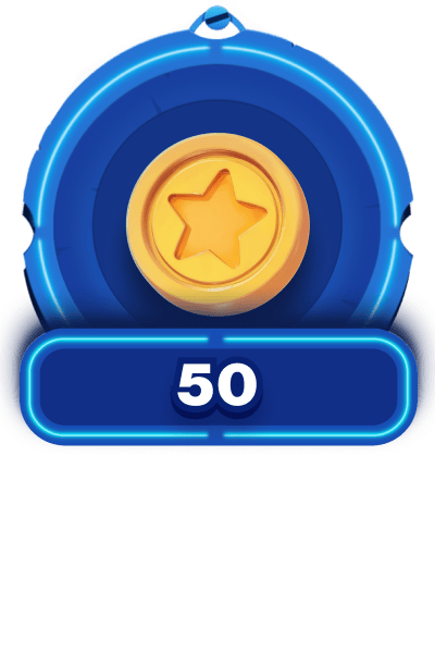Acumula 50 monedas