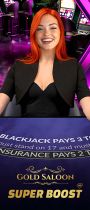 Gold Saloon Super Boost Blackjack